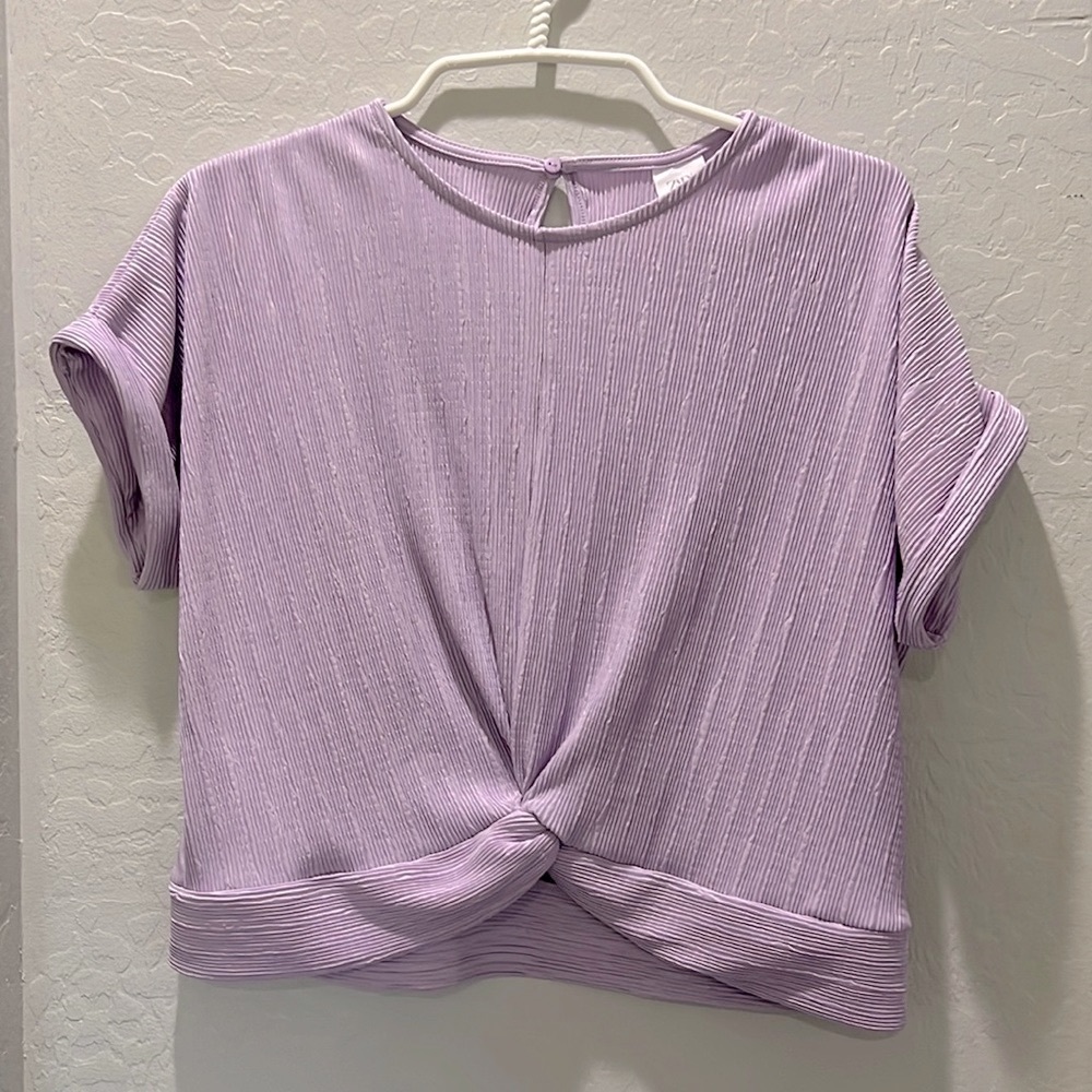 Zara kids purple top